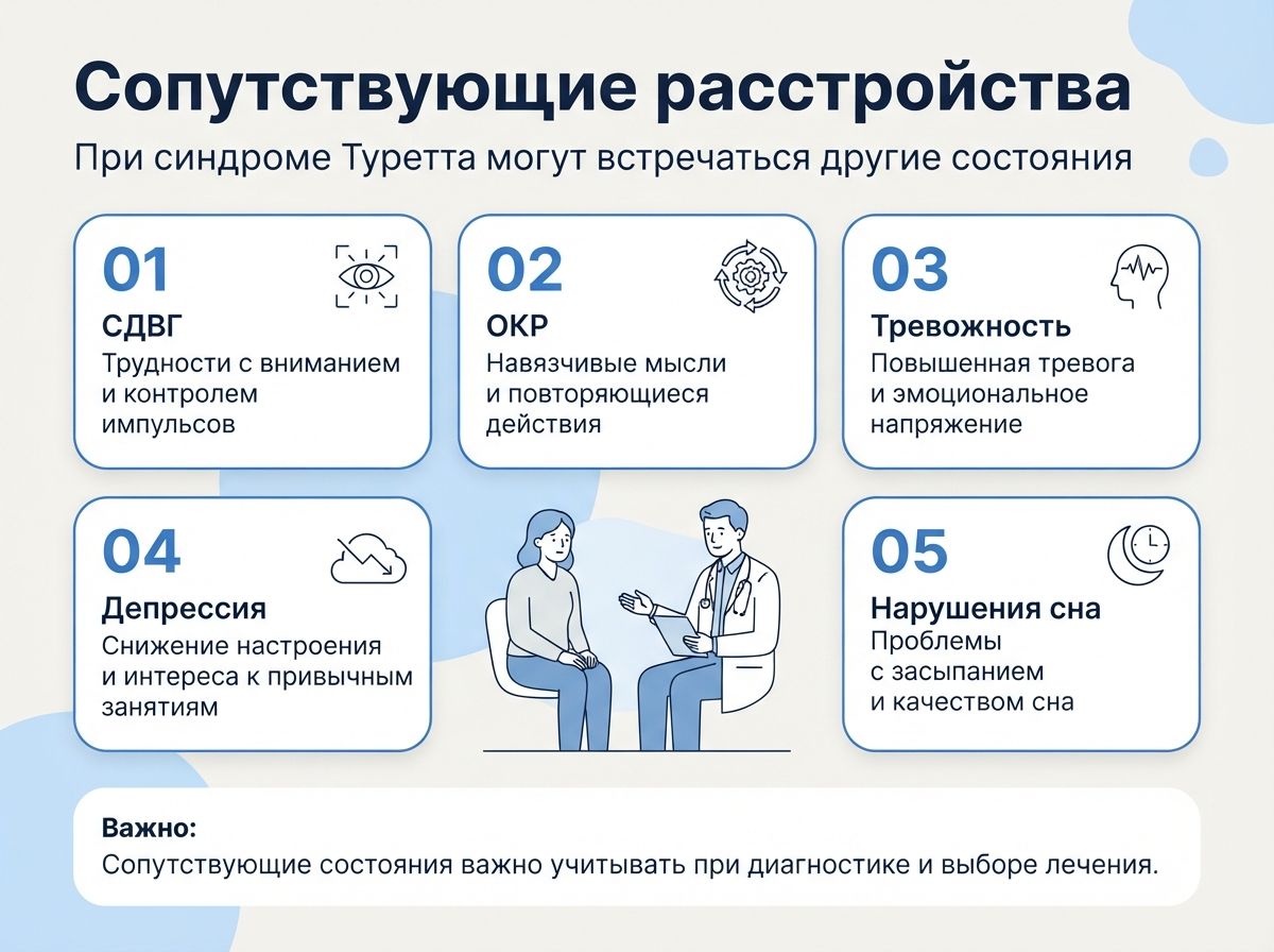 Лечение синдрома Туретта в Симе инфографика