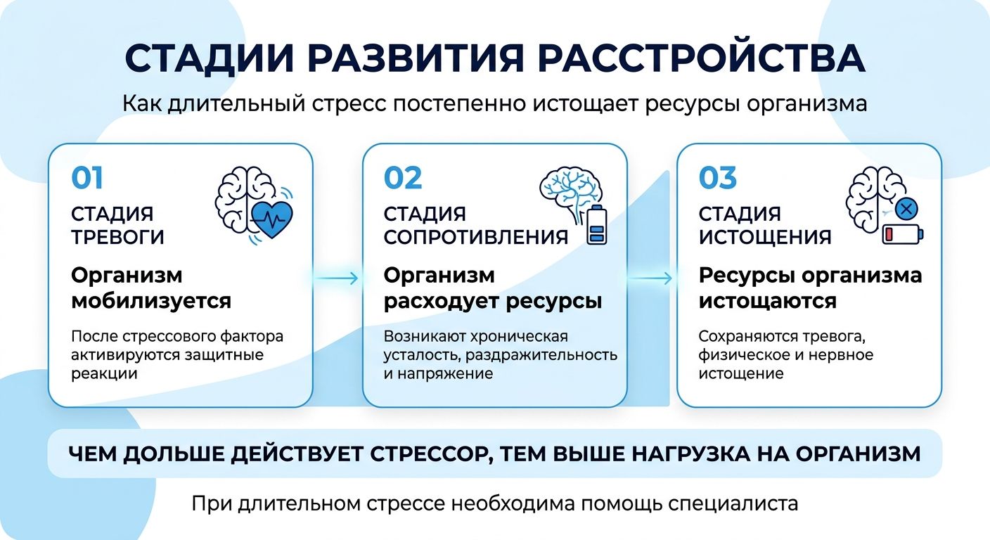 Лечение стресса в Симе инфографика